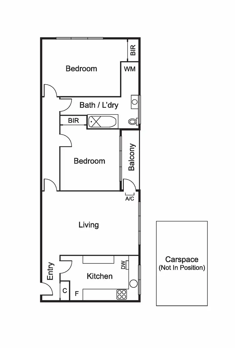 Floorplan of Homely apartment listing, 8/124 Brighton Road, Ripponlea VIC 3185