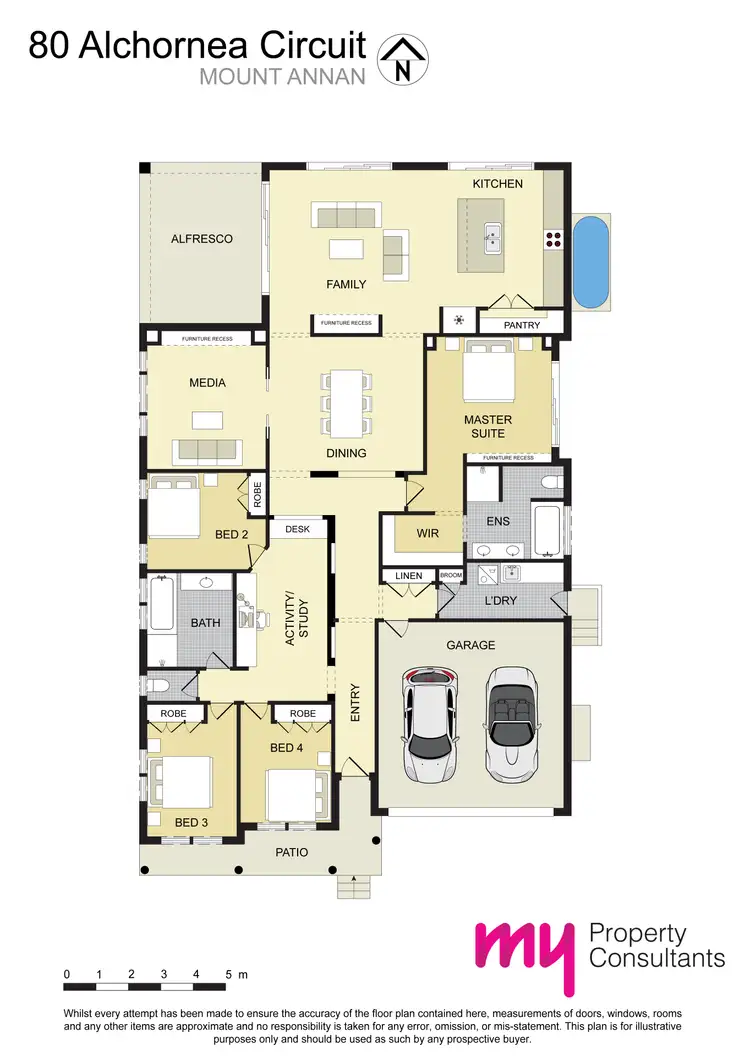 Floorplan of Homely house listing, 80 Alchornea Circuit, Mount Annan NSW 2567