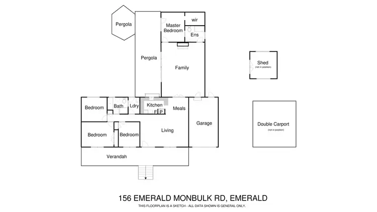 Floorplan of Homely house listing, 156 Emerald Monbulk Road, Emerald VIC 3782