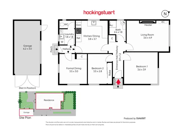 Floorplan of Homely house listing, 9 Pitt Street, West Footscray VIC 3012