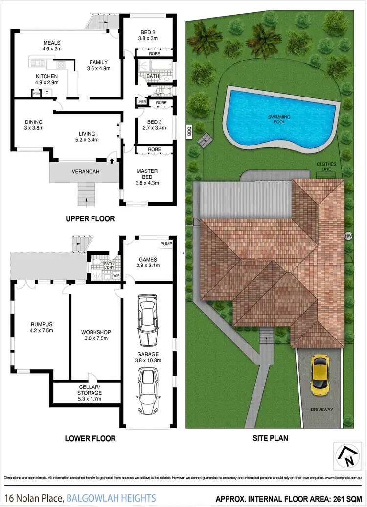 Floorplan of Homely house listing, 16 Nolan Place, Balgowlah Heights NSW 2093