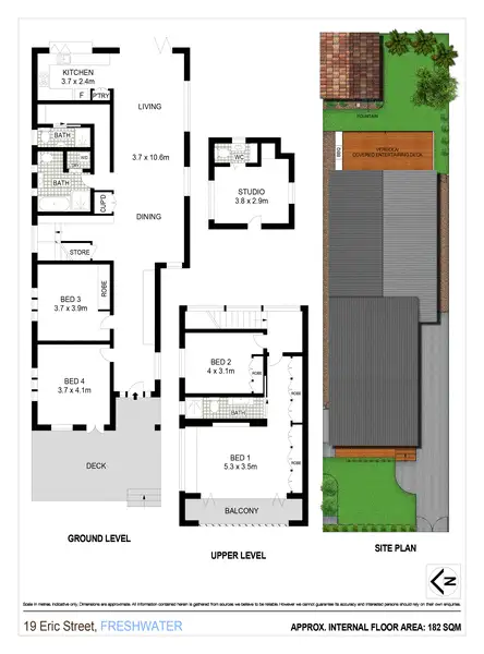 Floorplan of Homely house listing, 19 Eric Street, Freshwater NSW 2096