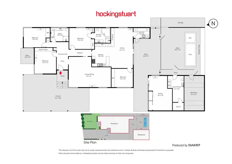 Floorplan of Homely house listing, 4 Hardy Court, Bentleigh VIC 3204