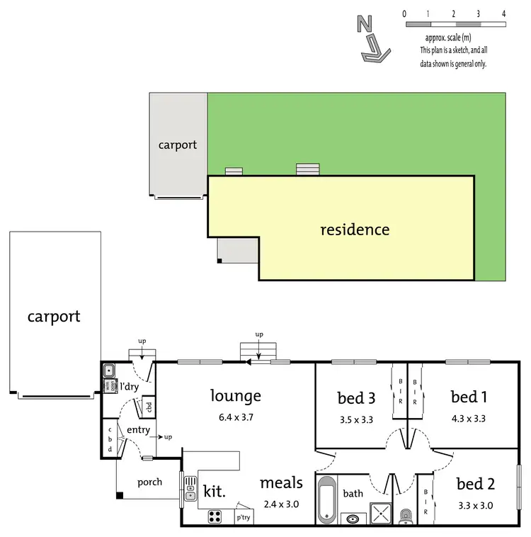 Floorplan of Homely unit listing, 65A Bonnie View Road, Croydon North VIC 3136