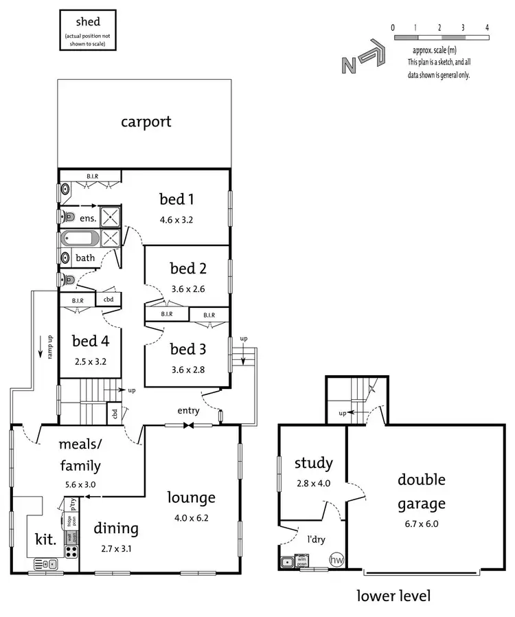 Floorplan of Homely house listing, 1 Larkspur Avenue, Doncaster VIC 3108