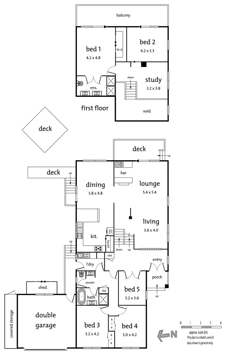 Floorplan of Homely house listing, 12 Streeton Lane, Doncaster East VIC 3109