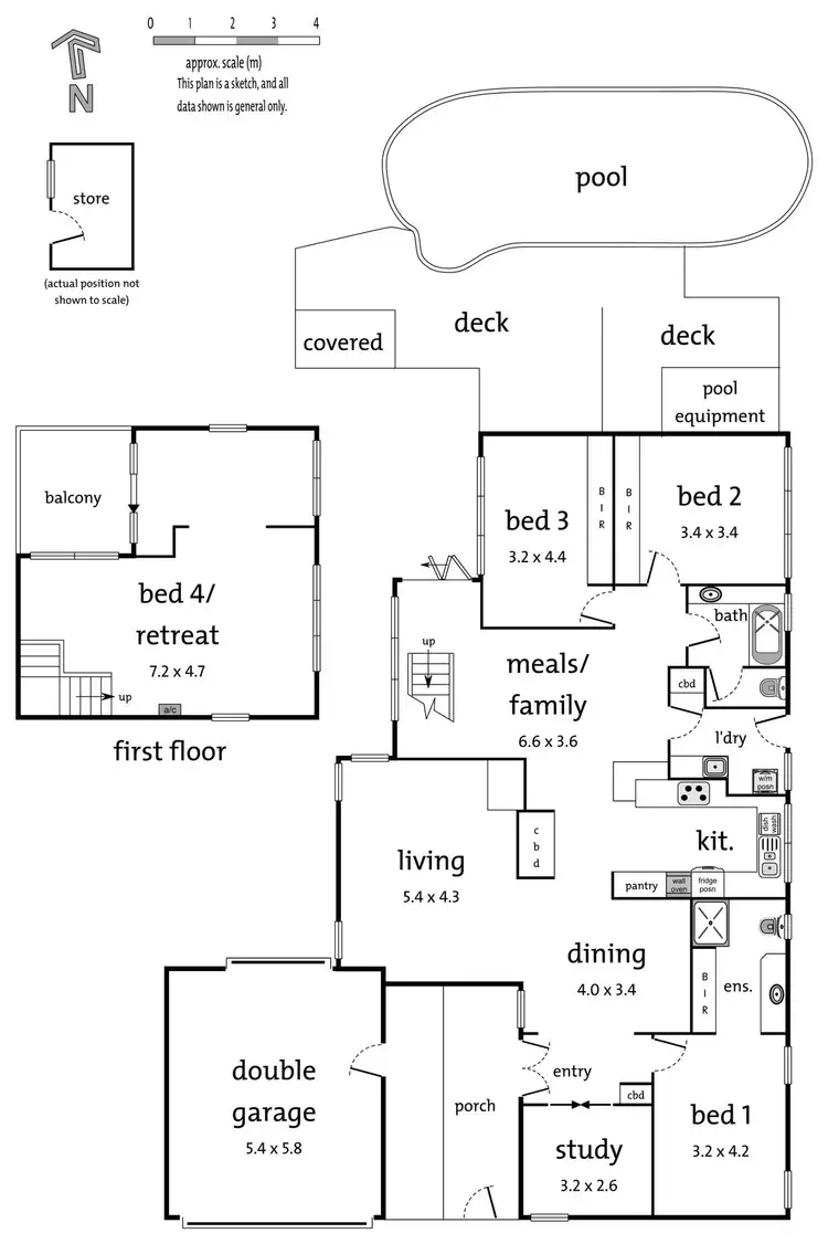 Floorplan of Homely house listing, 15 Hardy Crescent, Heathmont VIC 3135