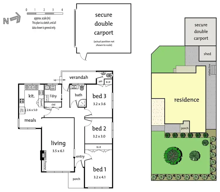 Floorplan of Homely unit listing, 1/25 Old Lilydale Road, Ringwood East VIC 3135