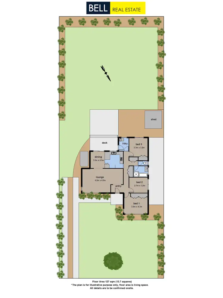 Floorplan of Homely house listing, 15 Tennyson Avenue, Kilsyth VIC 3137