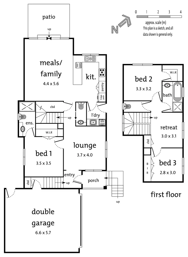 Floorplan of Homely townhouse listing, 3/31 Mt Dandenong Road, Ringwood East VIC 3135