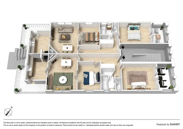 Floorplan of Homely block of units listing, 45 Mitford Street, Elwood VIC 3184