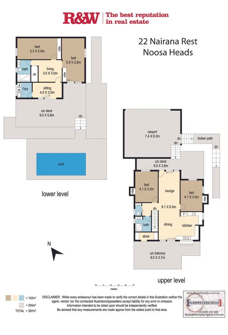 Floorplan of Homely house listing, 22 Nairana Rest, Noosa Heads QLD 4567