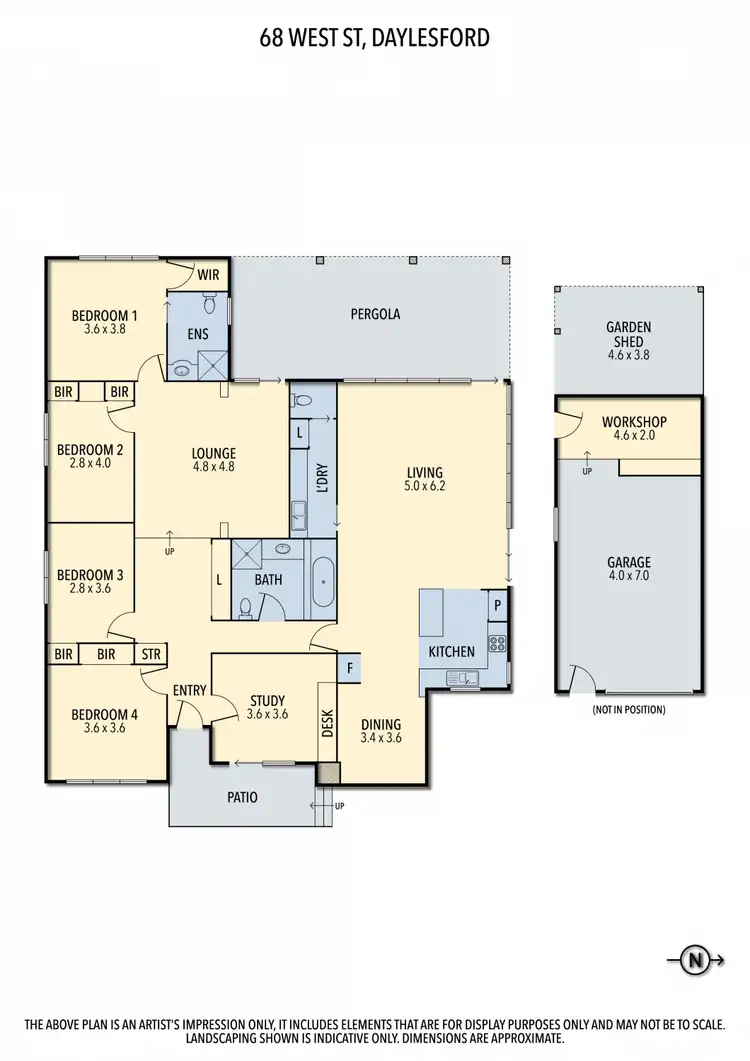 Floorplan of Homely house listing, 68 West Street, Daylesford VIC 3460