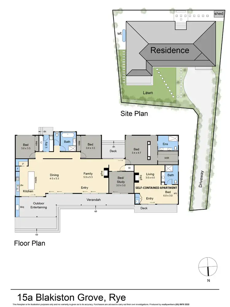 Floorplan of Homely house listing, 15a Blakiston Grove, Rye VIC 3941