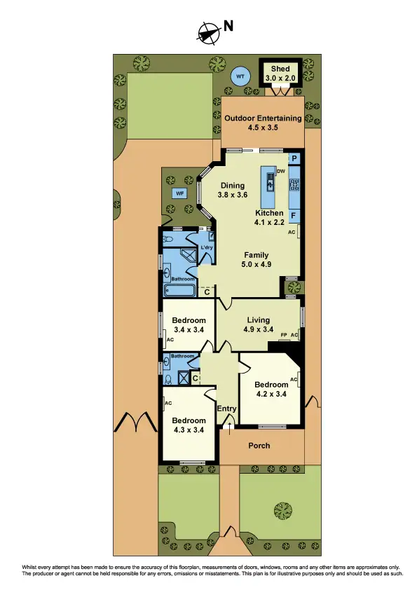 Floorplan of Homely house listing, 9 Mirls Street, Newport VIC 3015