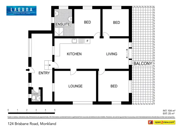 Floorplan of Homely house listing, 124 Brisbane Road, Monkland QLD 4570