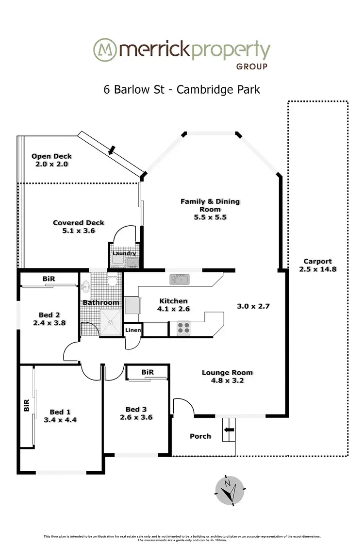 Floorplan of Homely house listing, 6 Barlow Street, Cambridge Park NSW 2747