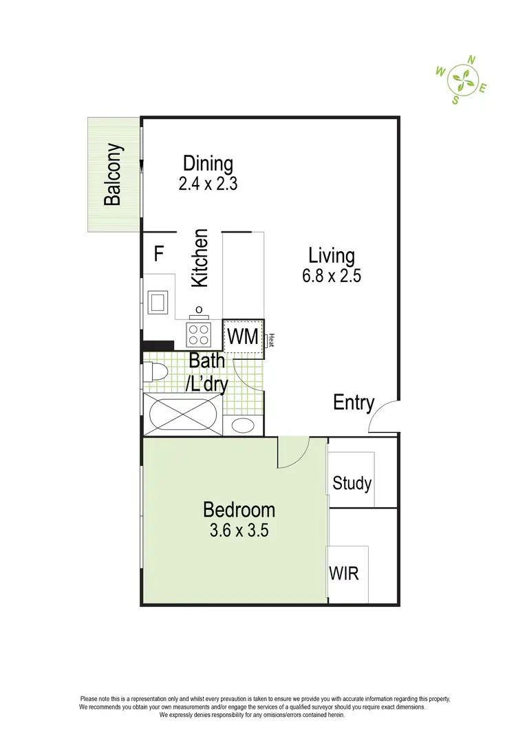 Floorplan of Homely apartment listing, 16/400 Barkly Street, Elwood VIC 3184