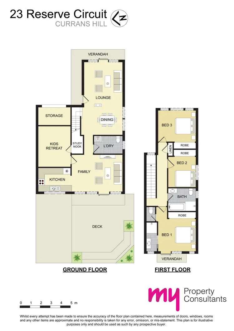 Floorplan of Homely house listing, 23 Reserve Circuit, Currans Hill NSW 2567