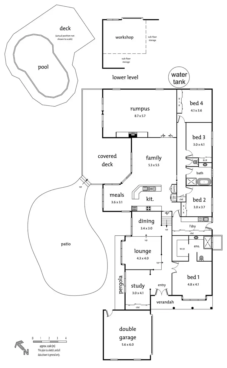 Floorplan of Homely house listing, 10-12 Harris Road, Donvale VIC 3111