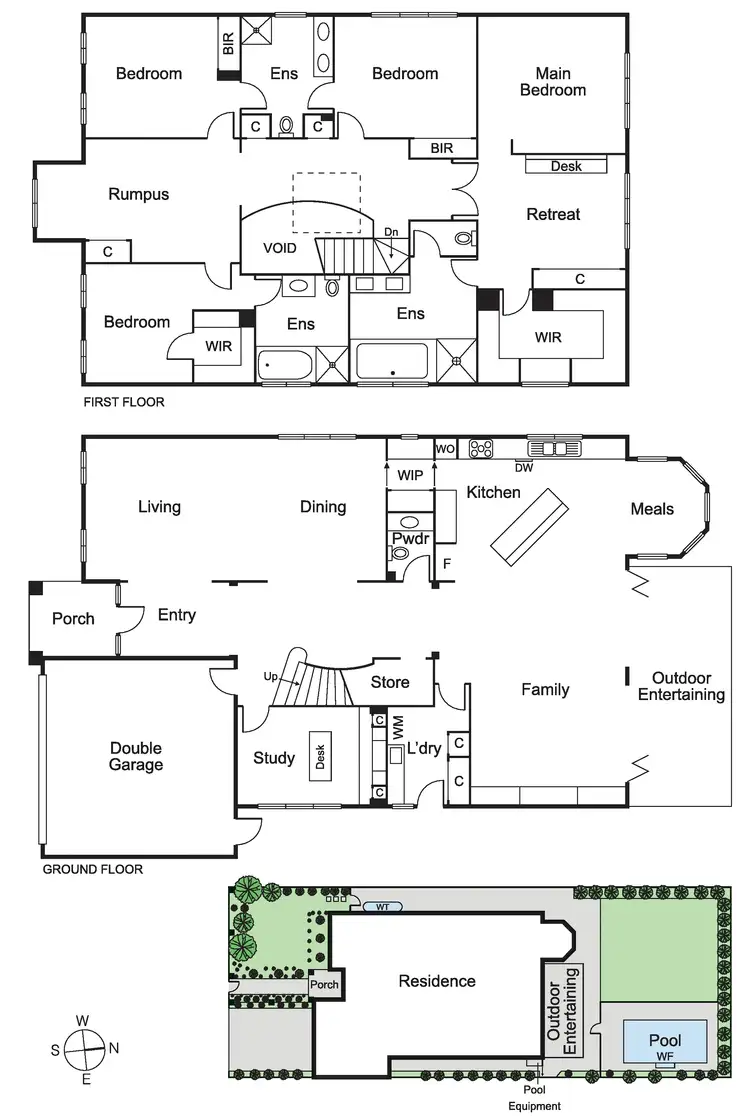 Floorplan of Homely house listing, 13 Curraweena Road, Caulfield South VIC 3162
