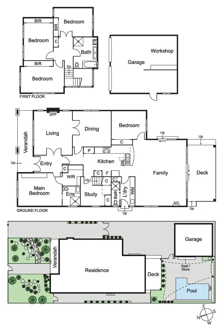 Floorplan of Homely house listing, 59 Woornack Road, Carnegie VIC 3163