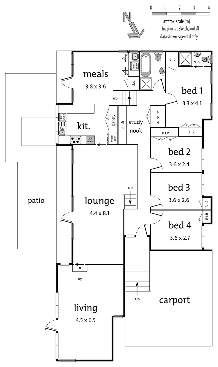 Floorplan of Homely house listing, 8 Nestor Avenue, Templestowe Lower VIC 3107