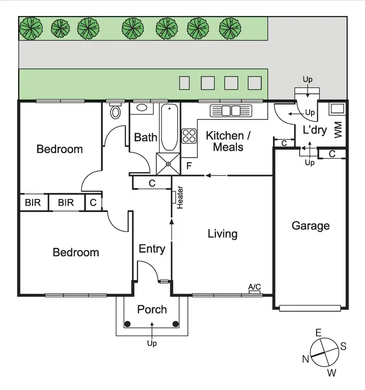 Floorplan of Homely unit listing, 2/21 Newlyn Street, Caulfield VIC 3162