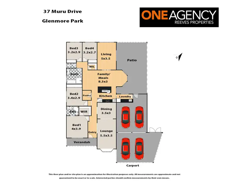 Floorplan of Homely house listing, 37 Muru Drive, Glenmore Park NSW 2745