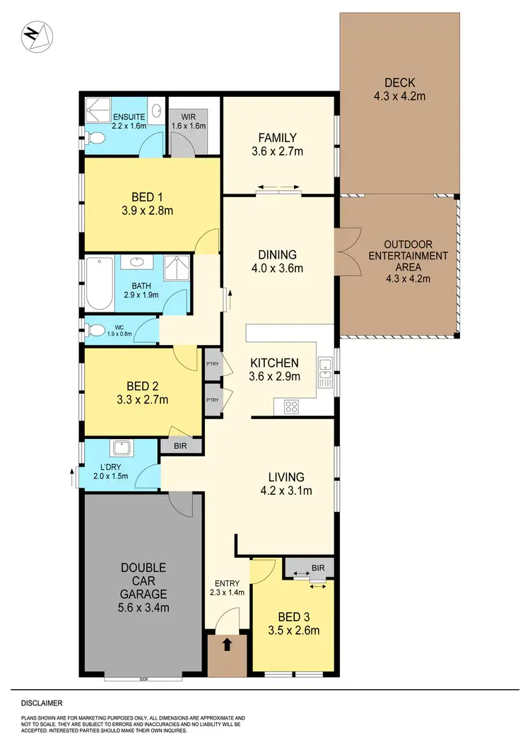 Floorplan of Homely house listing, 8 Cecile Court, Ballarat East VIC 3350