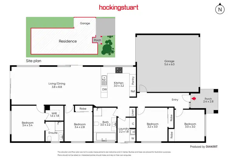 Floorplan of Homely house listing, 10 Robyn Street, Brookfield VIC 3338