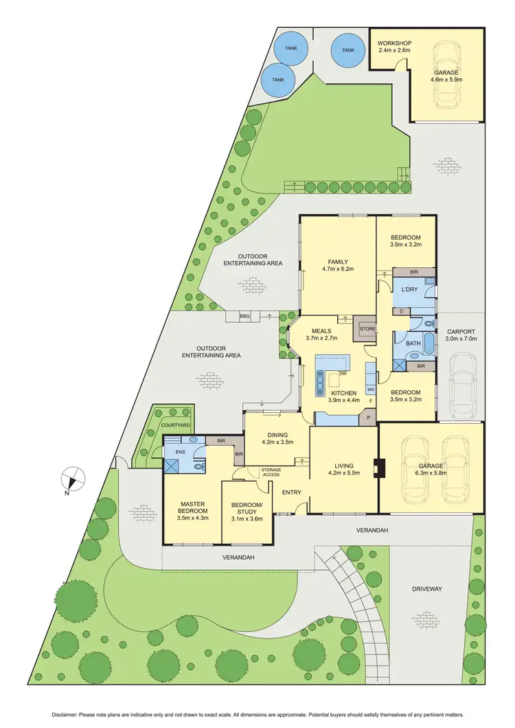 Floorplan of Homely house listing, 46 Leane Drive, Eltham VIC 3095