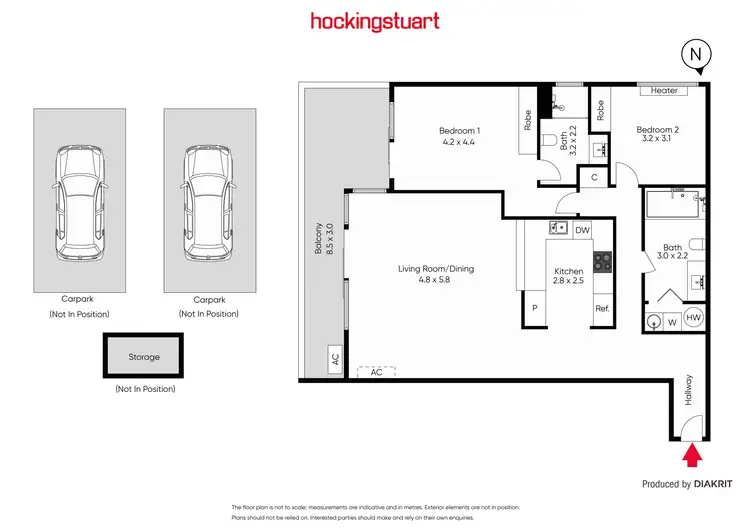Floorplan of Homely apartment listing, 8/219-221 Alma Road, St Kilda East VIC 3183