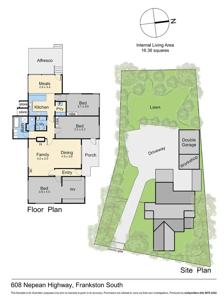 Floorplan of Homely house listing, 608 Nepean Highway, Frankston South VIC 3199