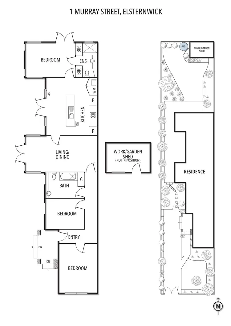 Floorplan of Homely house listing, 1 Murray Street, Elsternwick VIC 3185