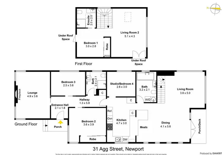 Floorplan of Homely house listing, 31 Agg Street, Newport VIC 3015