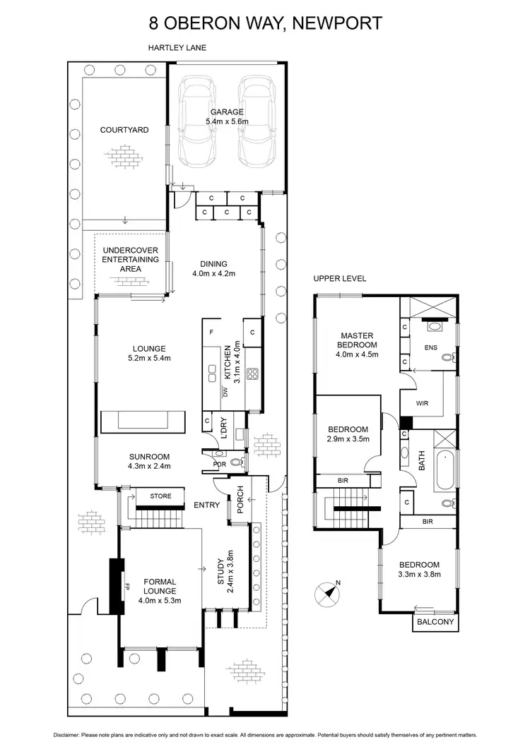 Floorplan of Homely house listing, 8 Oberon Way, Newport VIC 3015