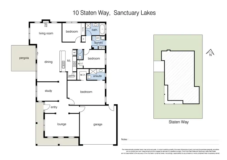 Floorplan of Homely house listing, 10 Staten Way, Sanctuary Lakes VIC 3030