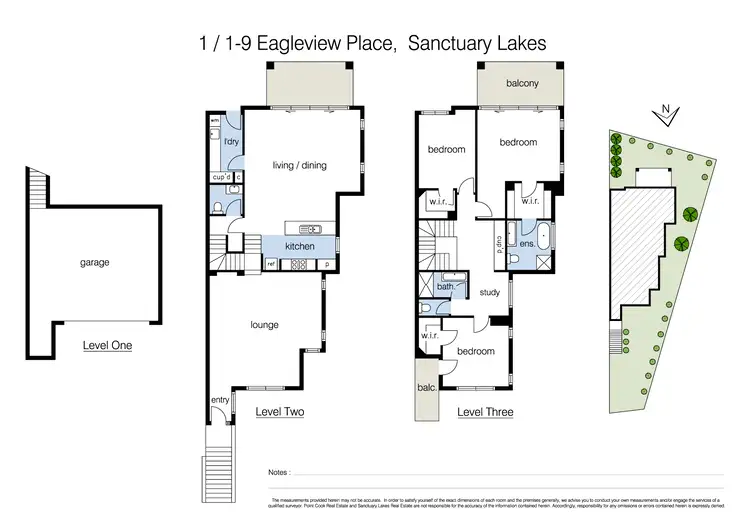 Floorplan of Homely townhouse listing, 1/1-9 Eagleview Place, Sanctuary Lakes VIC 3030