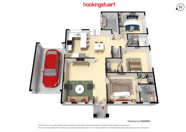 Floorplan of Homely house listing, 45 Christina Crescent, Kurunjang VIC 3337