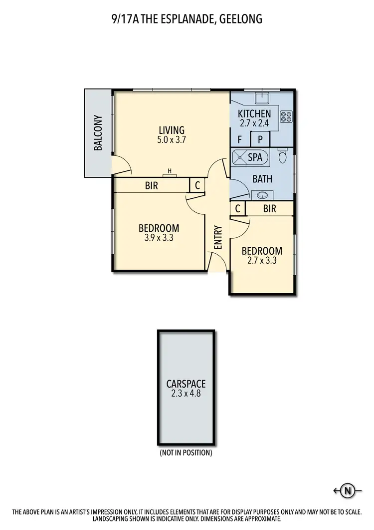 Floorplan of Homely apartment listing, 9/17a The Esplanade, Geelong VIC 3220