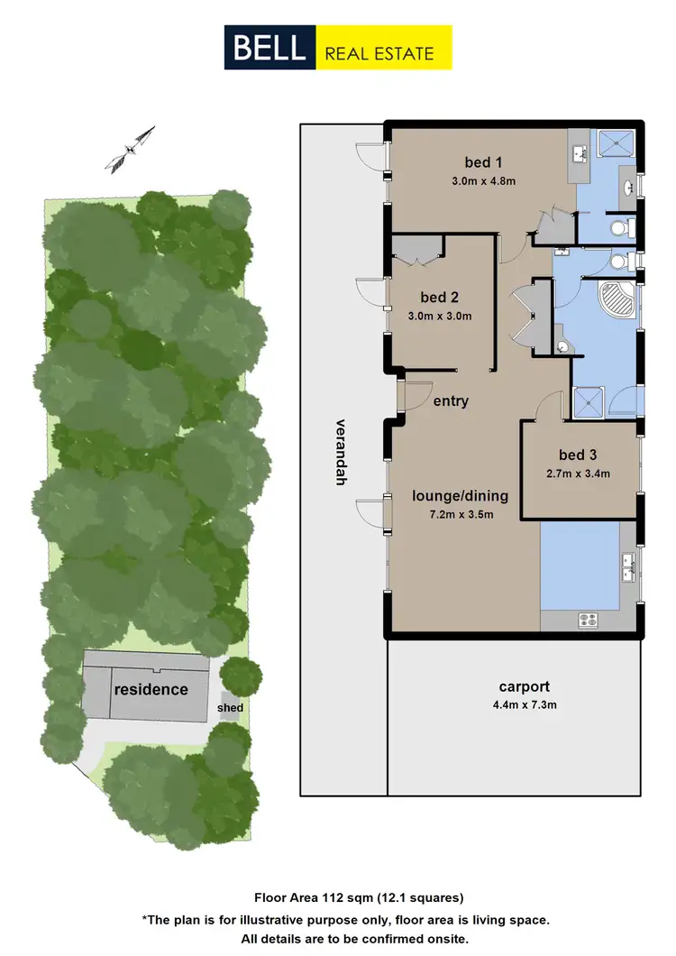 Floorplan of Homely house listing, 9 Erith Lane, Kalorama VIC 3766