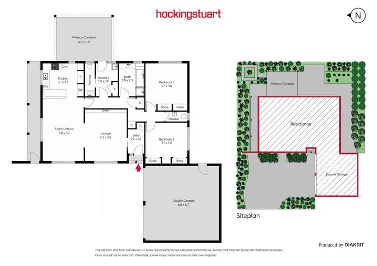 Floorplan of Homely unit listing, 2/11 Codrington Street, Dromana VIC 3936