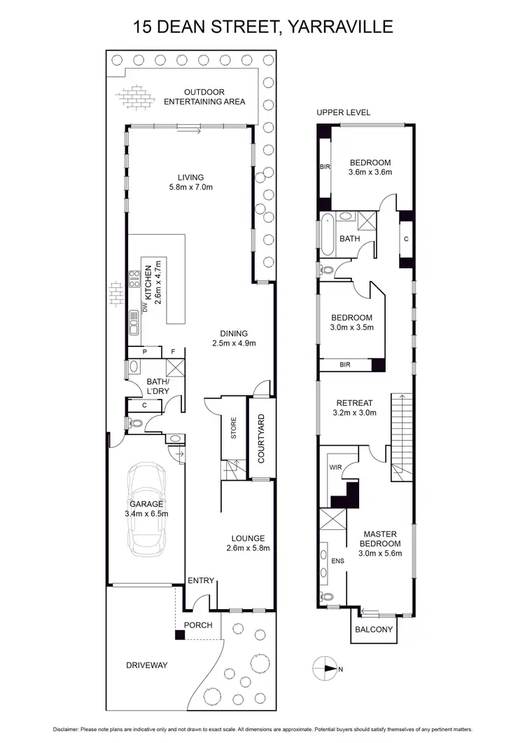 Floorplan of Homely house listing, 15 Dean Street, Yarraville VIC 3013