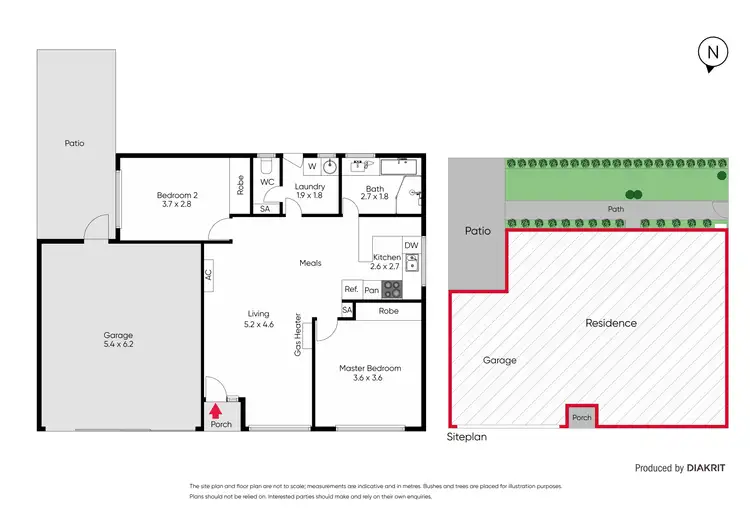 Floorplan of Homely unit listing, 1/9 Grenville Grove, Capel Sound VIC 3940