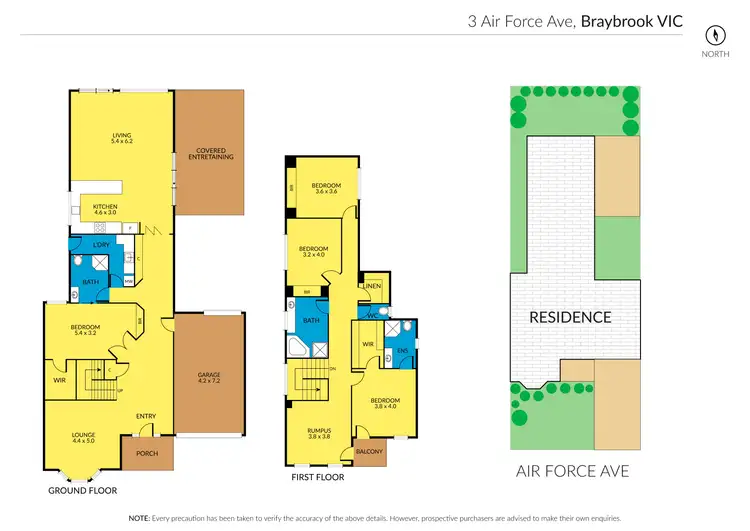 Floorplan of Homely house listing, 3 Air Force Avenue, Braybrook VIC 3019