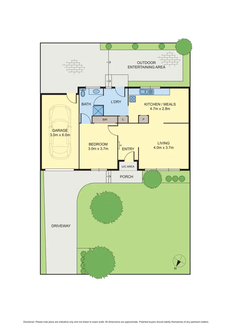 Floorplan of Homely unit listing, 1/70 Mt Dandenong Road, Ringwood East VIC 3135