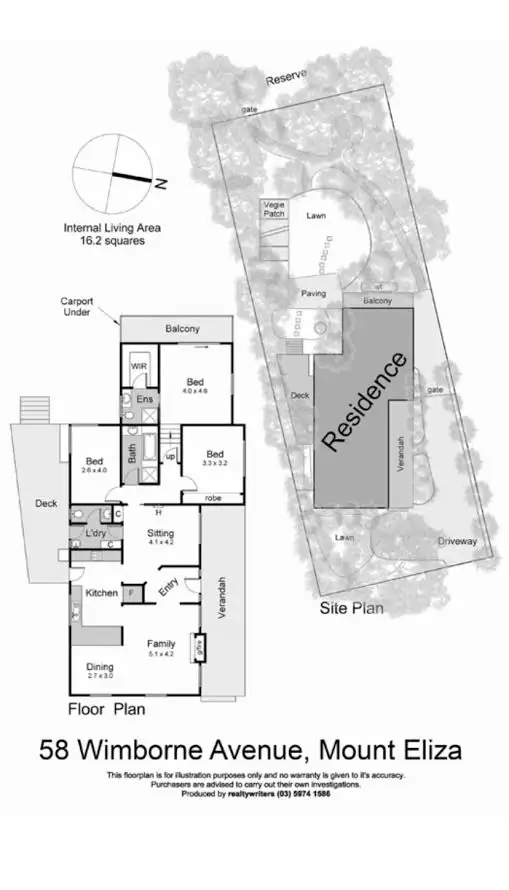 Floorplan of Homely house listing, 58 Wimborne Avenue, Mount Eliza VIC 3930