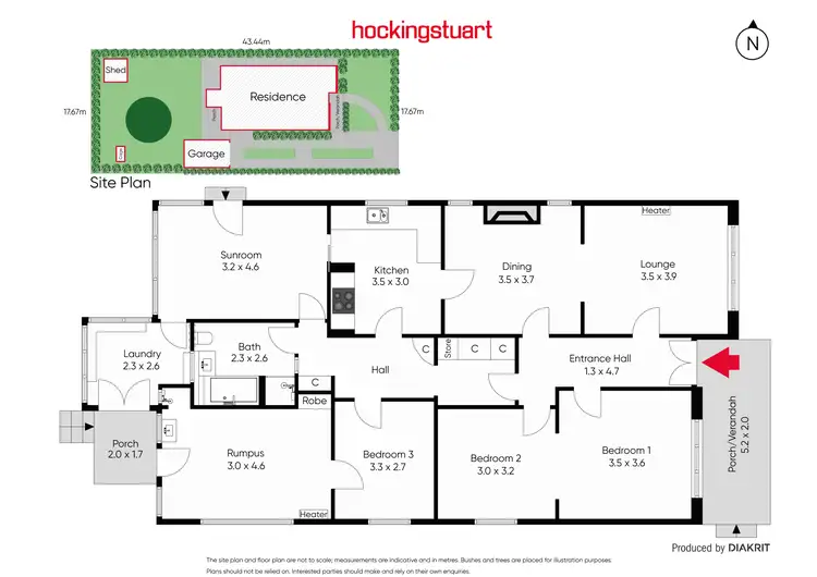 Floorplan of Homely house listing, 18 Highgate Grove, Ashburton VIC 3147