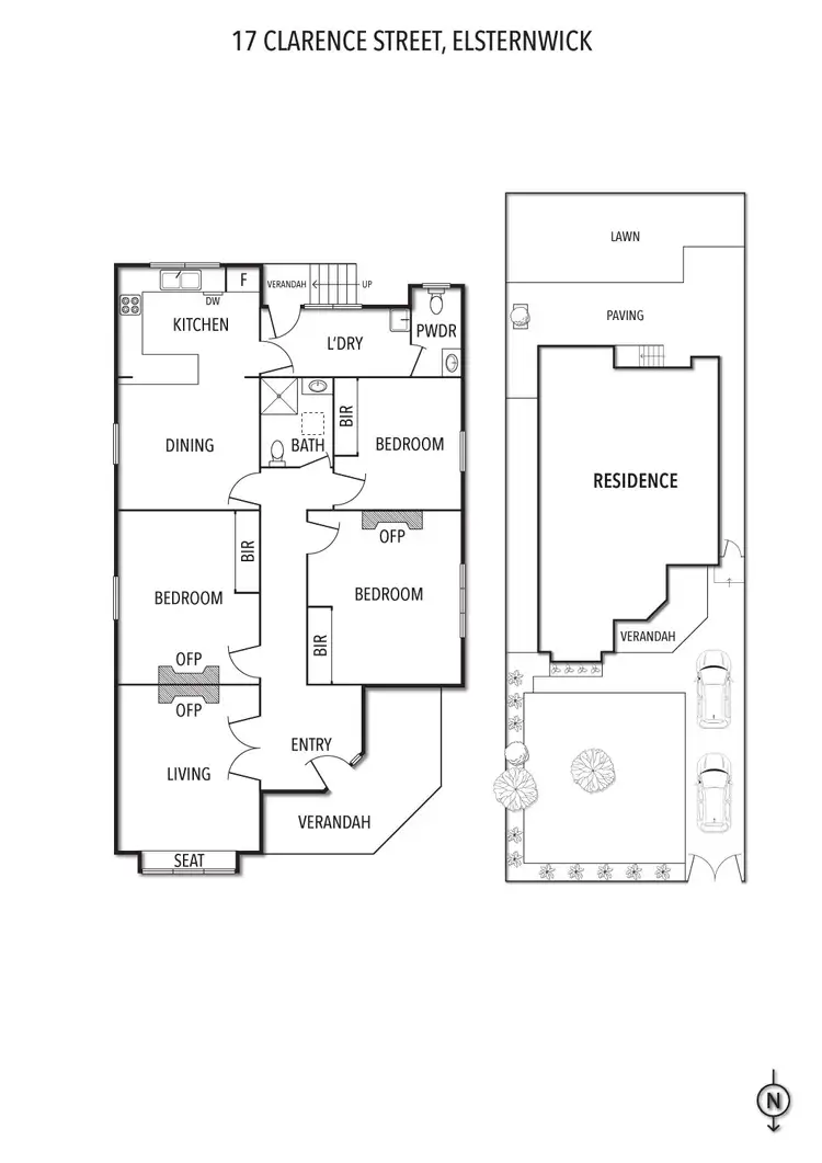 Floorplan of Homely house listing, 17 Clarence Street, Elsternwick VIC 3185